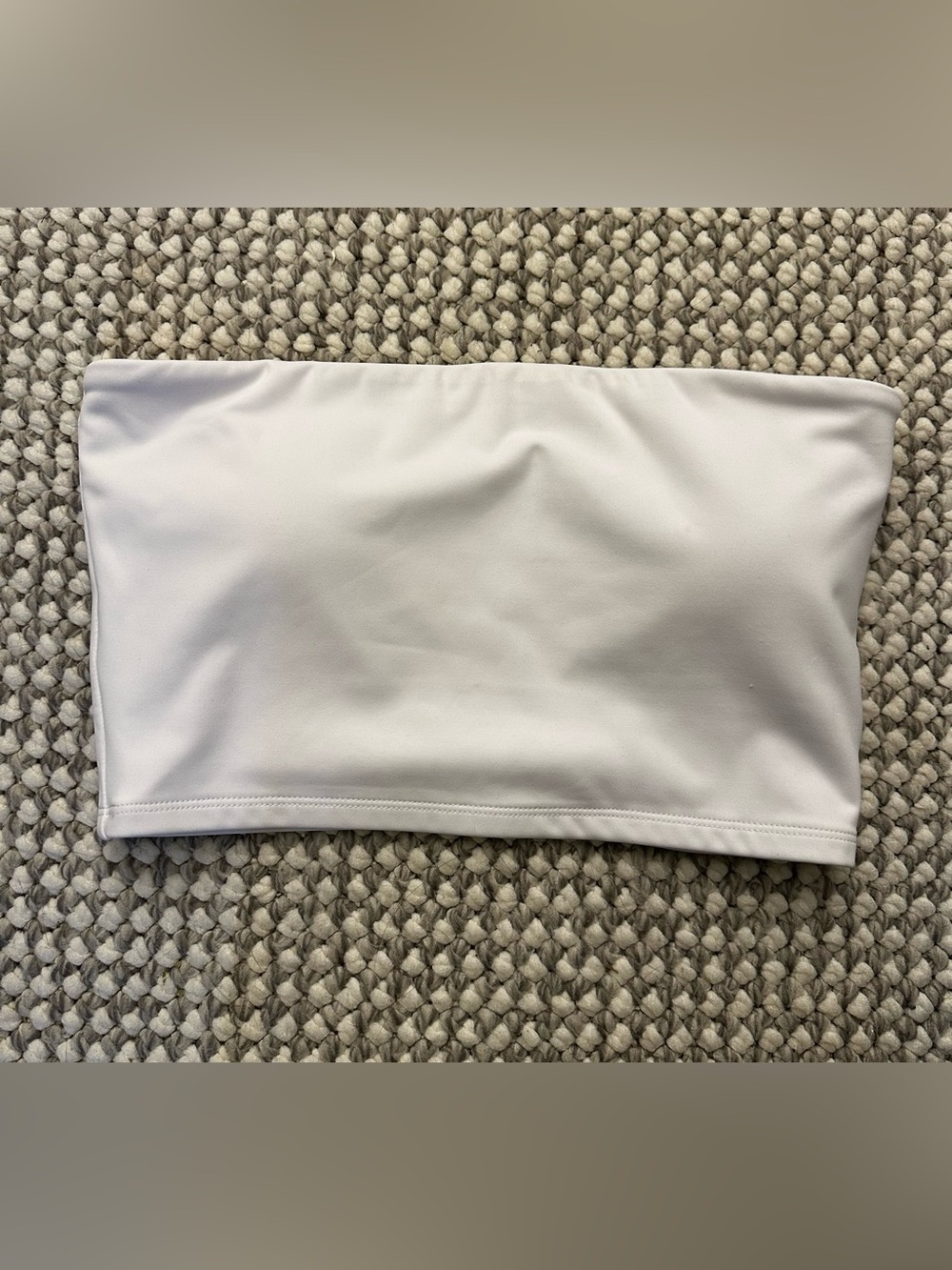 Express White Bandeau Tube Top